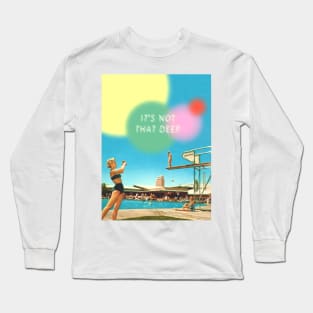 It's not that deep (vintage motel) Long Sleeve T-Shirt